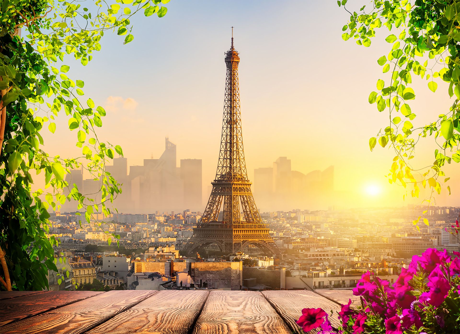 The Eiffel Tower in Paris
