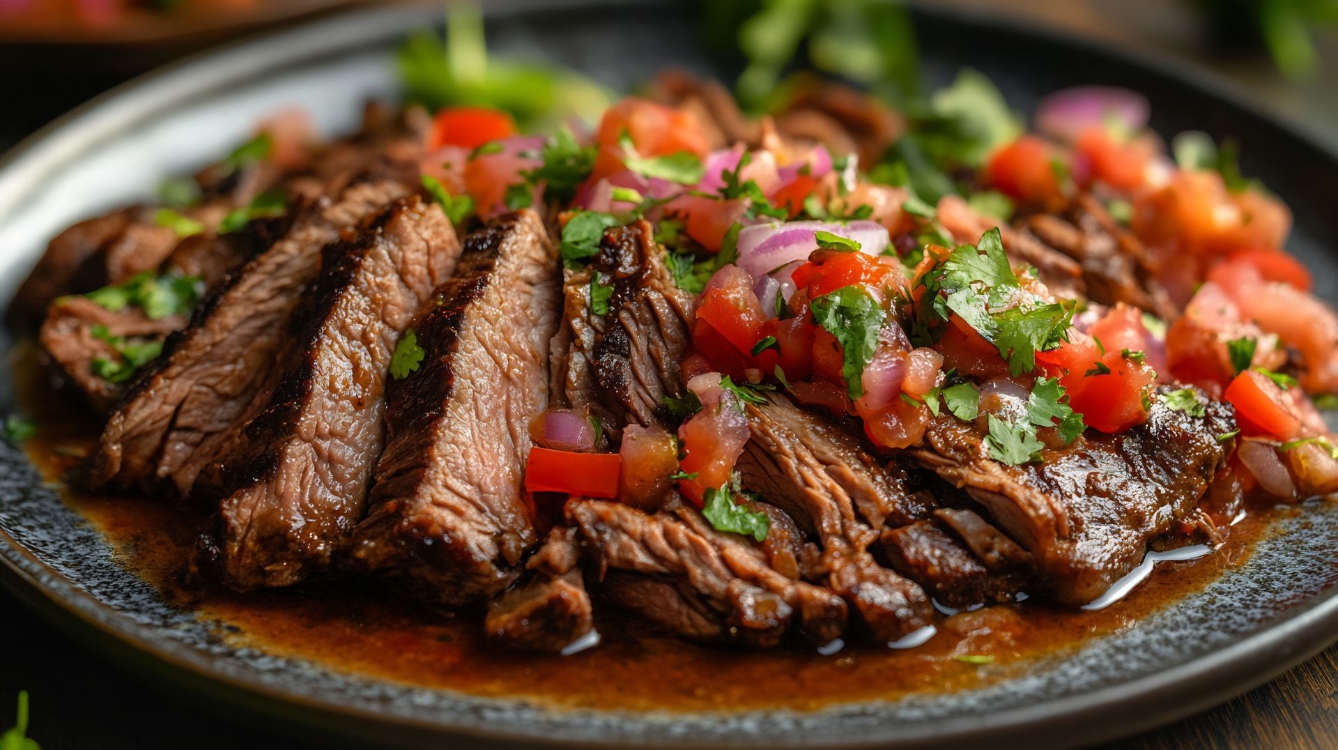 A plate of slow-cooked Mexican barbacoa